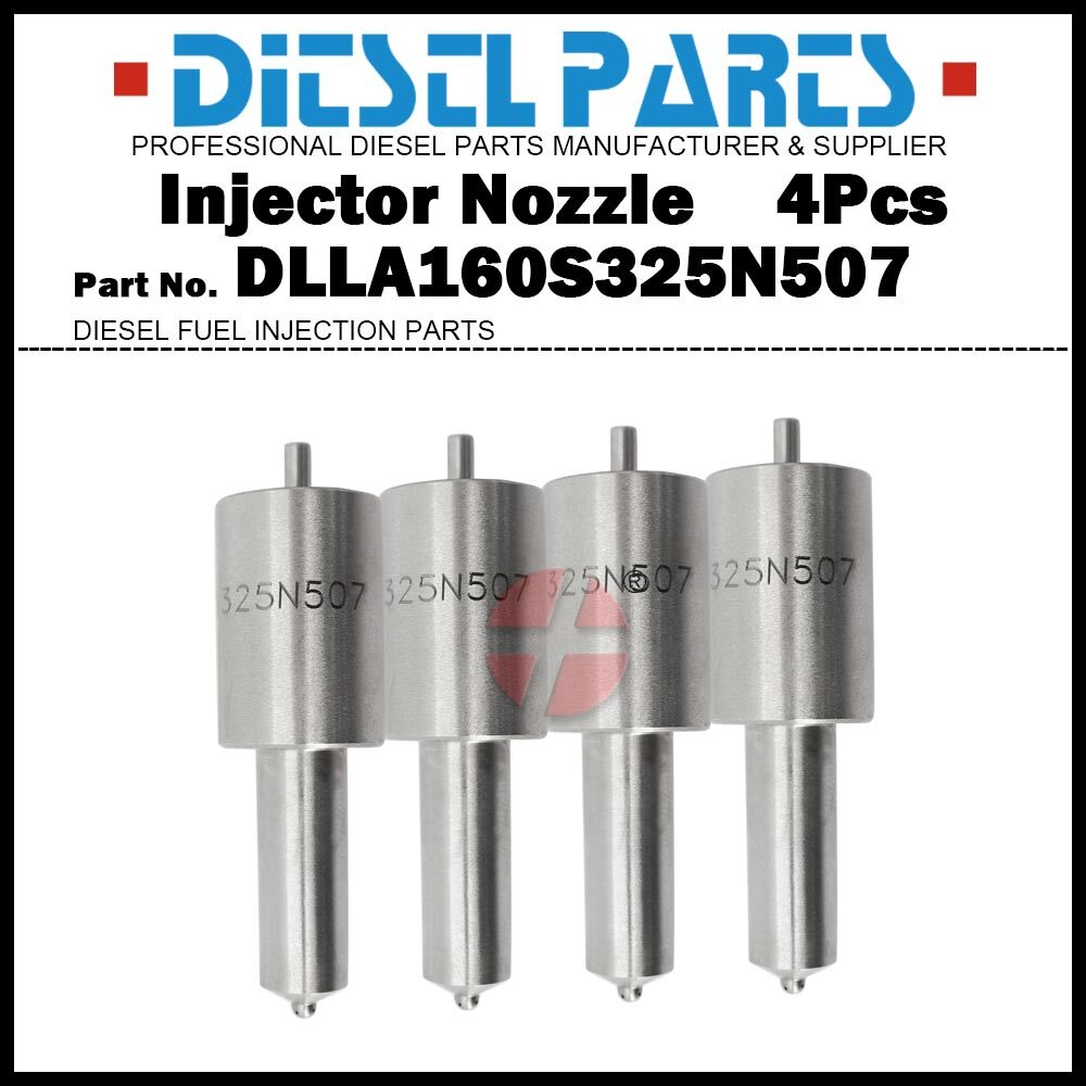 よき 4x Fuel Injector Nozzle Tips DLLA160S325N507 for MITSUBISHI Fuso