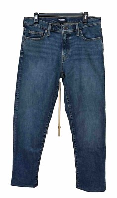 Lands' End Mens Jeans Sz 32x32 Square Rigger Traditional Fit Straight Denim Blue