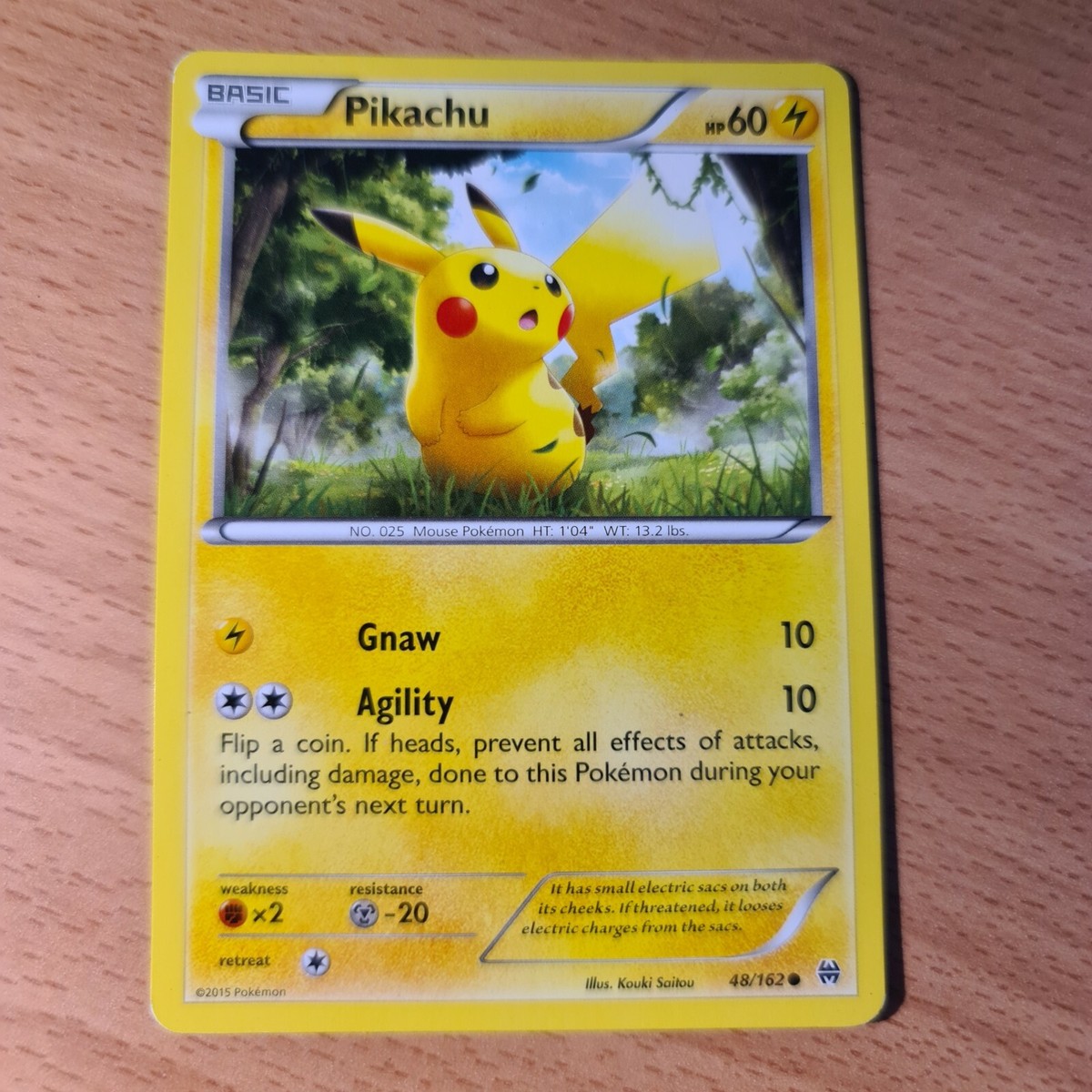 Pikachu (BKT 48)○POKEMON○BREAKthrough○2015○COMMON○ENGLISH○LP