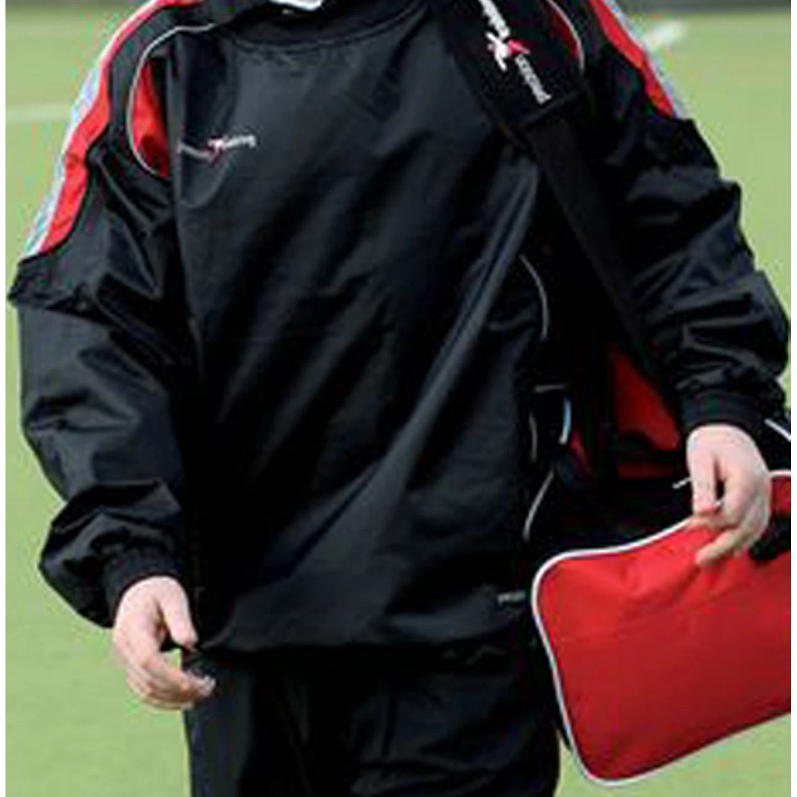 PRECISION ULTIMATE WINDBREAKER JACKET - BLACK/RED/SILVER - M