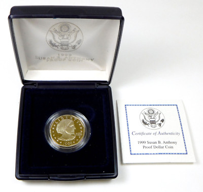 1999-P Proof Susan B. Anthony Dollar - OGP