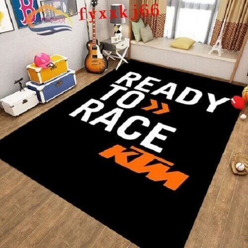 KTM Motorrad Boden Teppich Schlafzimmer Tür Matte rutschfeste Matte Geschenk -- - Bild 14 von 45