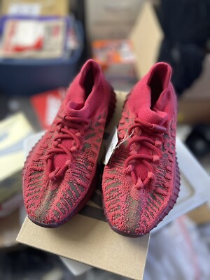 Sepatu Adidas Red Yeezy Boost Size Yeezy 350 V2 Cmpct Red DS