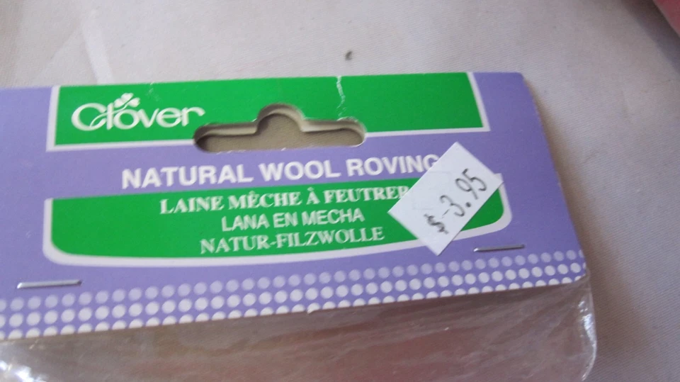 Lot of 4 Roving Wool Spinning Fiber Samples Red Orange Pink Wool Hand Dyed - Image 3 of 4