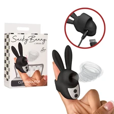 Vibrating Bunny Sucking Clitoral Stimulator Rechargeable Multi-Speed Vibrator