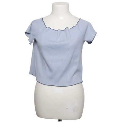 Primark, Top, Größe: 46, Blau, Elasthan/Polyester/Viskose, Rippenstrick #9V8