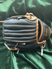 Franklin Sports 8.5 In. Performance Tee ball Glove, Black/Tan, Right Hand Throw