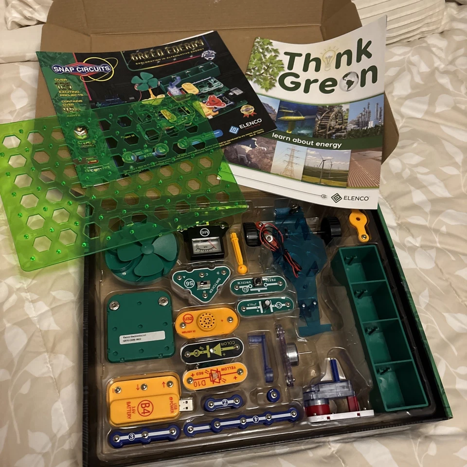 Kit de exploração Snap Circuits Green Energy Electronics | Mais de 125 emocionantes ST... - Imagem 2 de 4