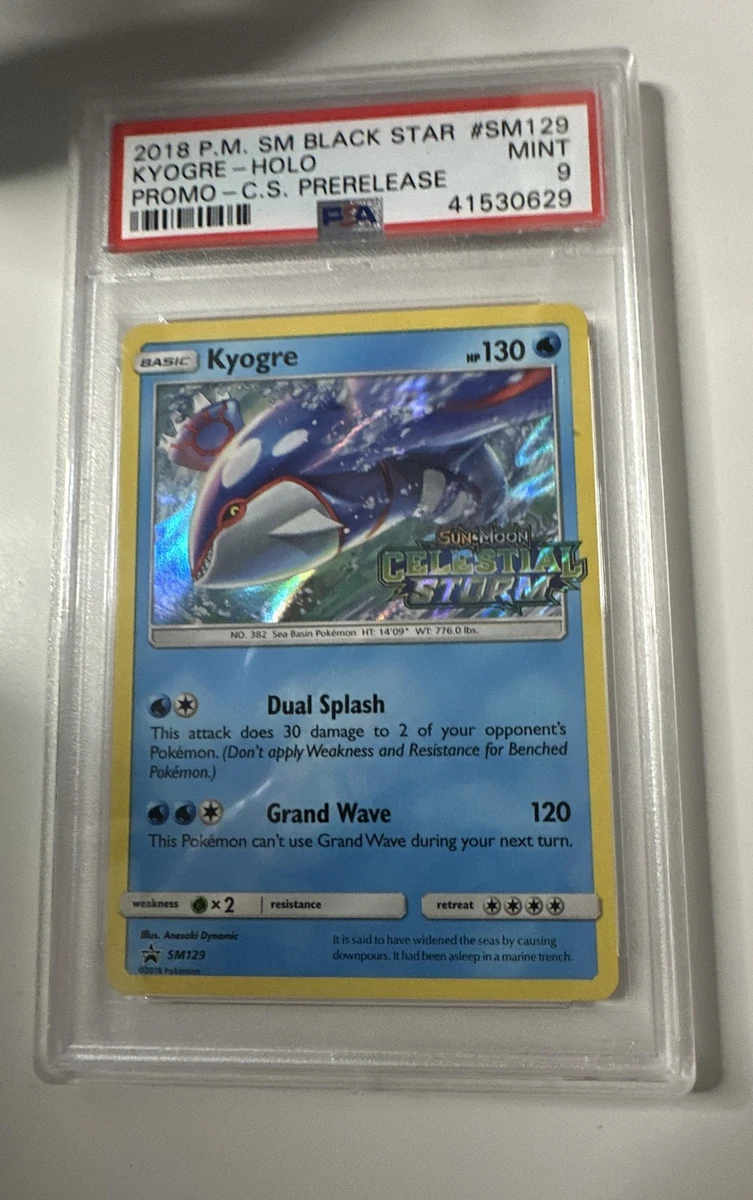 Kyogre Pokémon TCG Professional Sports Authenticator (PSA