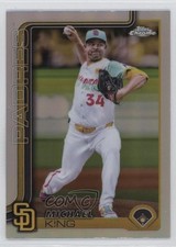 2025 Topps Chrome Refractor Mike King Michael King #35 v1x