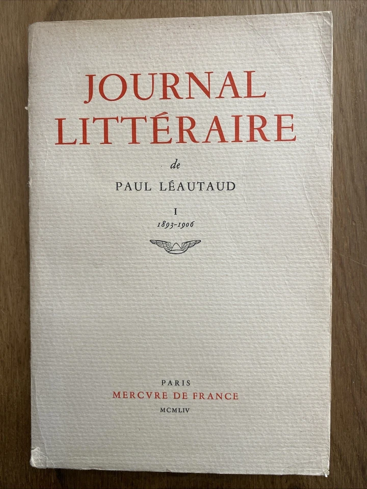 Journal littéraire de Paul Léautaud, 3 premiers volumes, Mercure de France,1956 - Photo 2/4