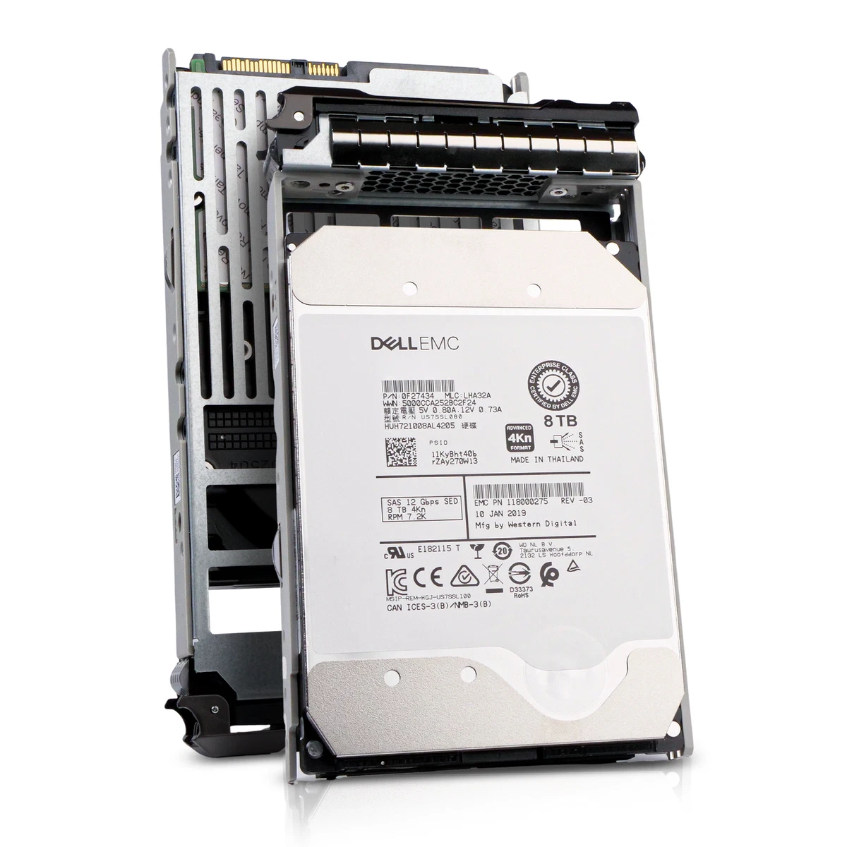 Dell SAS Internal Hard Disk Drives 8 TB Storage Capacity for sale