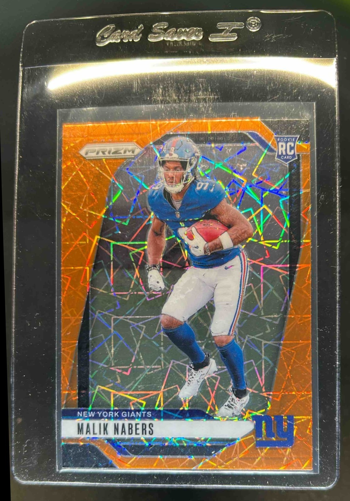 2024 Prizm Malik Nabers RC Lazer Rookie #370 Giants