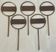 Metal Garden Herb Marker- Select Choice