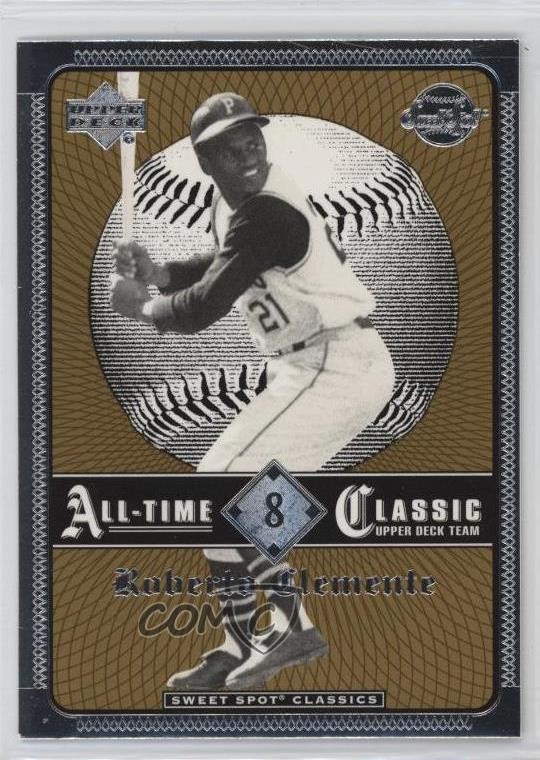 2002 Upper Deck Sweet Spot Classics Roberto Clemente #8 HOF k4s