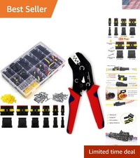 800-Piece Waterproof Automotive Wire Connector Set with Ergonomic Crimping Tool