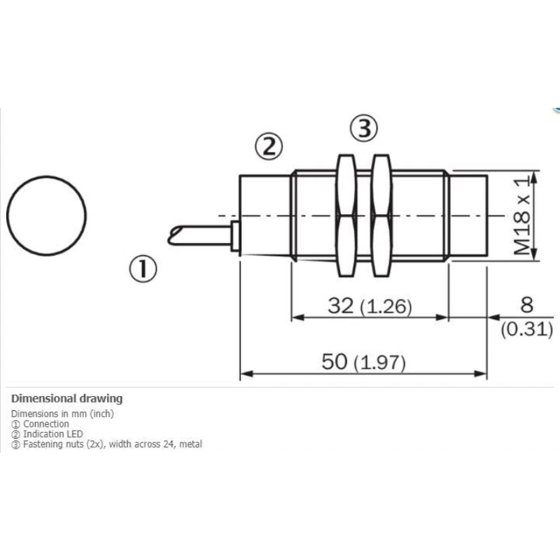 SICK IM18-08NNS-ZW1 Proximity switch, NPN new model Fast delivery In stock - Image 4 of 4