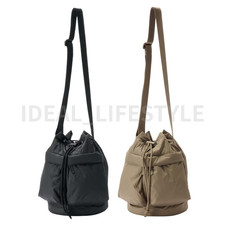 MUJI Water-Repellent Padded Drawstring Bag 11-Litter Crossbody Unisex NWT