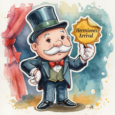 Monopoly GO - Hermione s Arrival - Golden Blitz - Quick Delivery