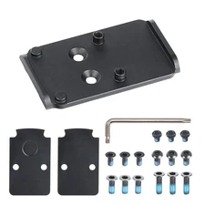 ohhunt Red Dot Adapter Plate for Glock 17 19 Mos | Compatible with Black 