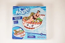 H2O GO! Summer Soba Ramen Noodle Mat Adult Inflatable Pool Float Large Funny NEW