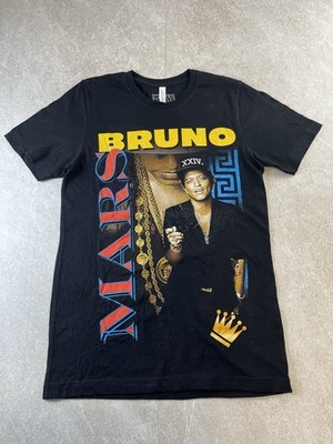 Official Bruno Mars 24K Magic World Tour T-Shirt 2017 Bella Canvas Small Black