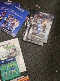 Intellivision Manuals & Overlays lot (used) - manuals, overlays for games