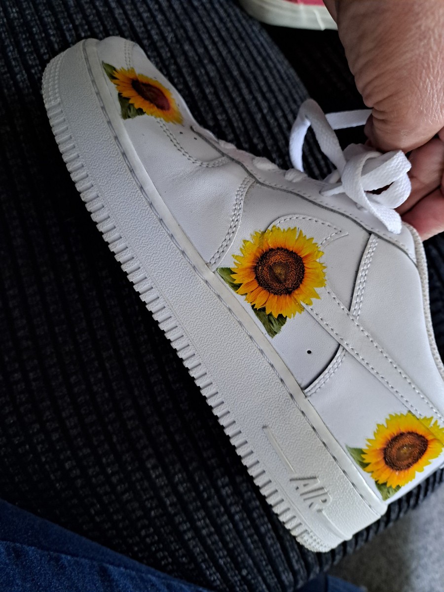 air force 1 sunflowers