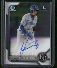 2022 Bowman Chrome #CPA-HG Herard Gonzalez Prospect Autographs