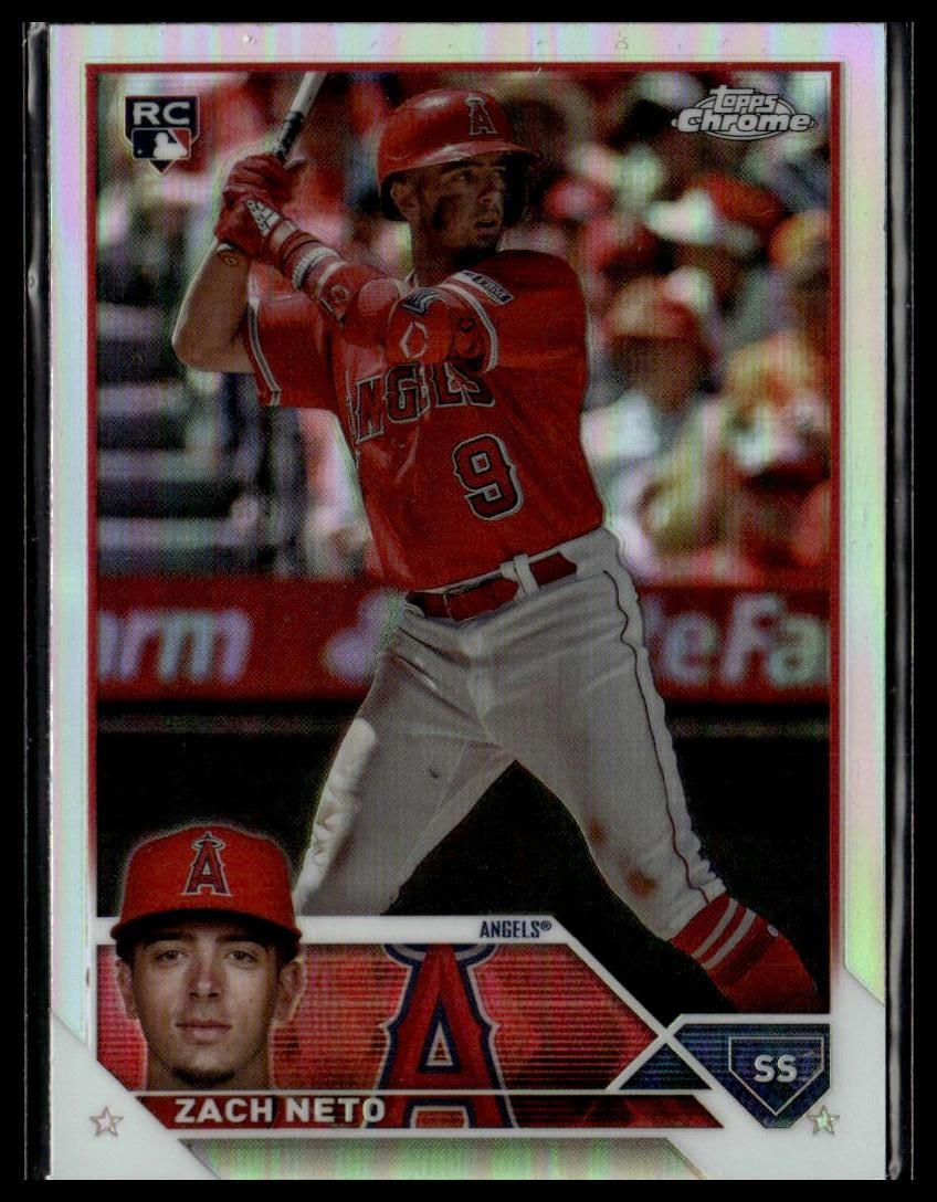 2023 Topps Chrome Update #USC34 Zach Neto Refractor