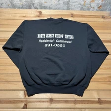 Vintage 90s LLumar Window Film North Jersey Embroidered Promo Sweatshirt - XL