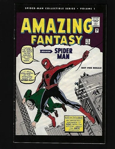 Amazing Fantasy #15 (Newspaper Promo) NM- Ditko 1st/Origin Spider-Man & Aunt May