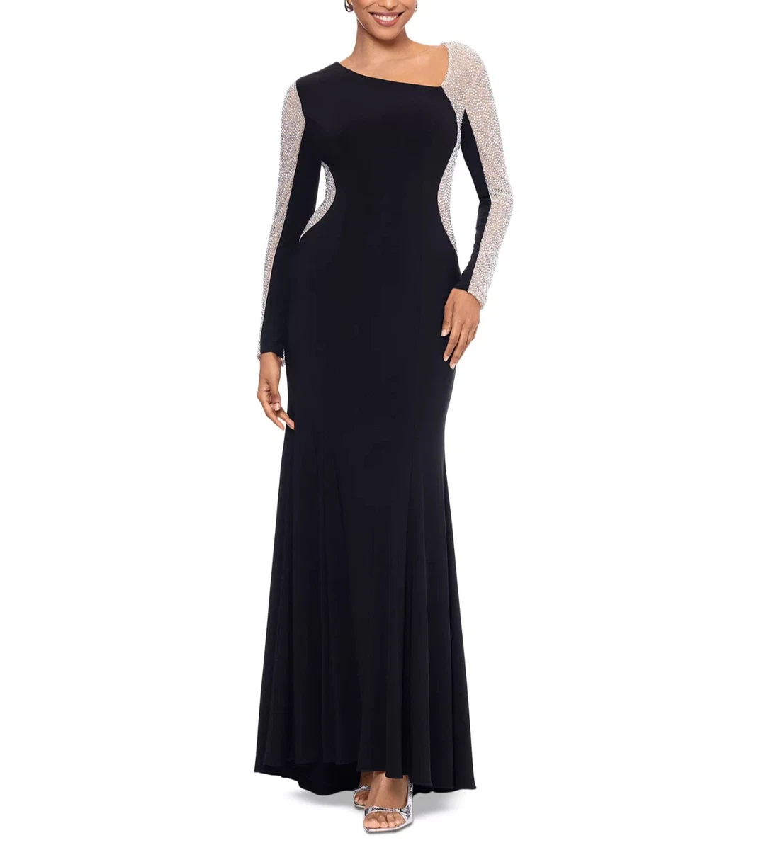 chinese dress ladies Amazon.com: Xscape Womens Long Sleeve Raised Floral Lace Midi Length (Reg  and Petite) Cocktail Dress, Navy, 4 US : Clothing, Shoes & Jewelry