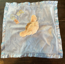 Child of Mine by Carter's Lovey Bear Blue Rattle Baby 14 1/2 inch by 15 inch