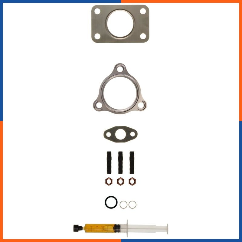 Kit de montage compresseur pour VW 454192-0005, joint turbo et visserie moteur - 2