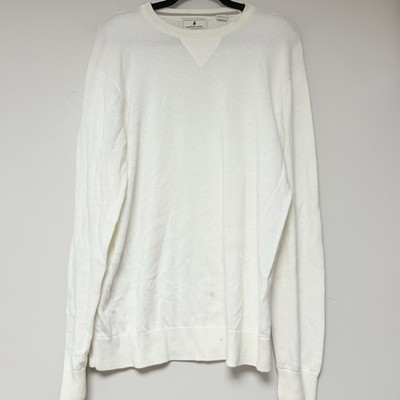 Southern Pines Men s White Sweater Size M