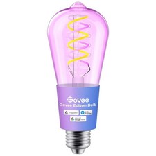 Govee Smart Edison Bulb E27 RGBWW LED Lamp ST64 Compatible with Matter and