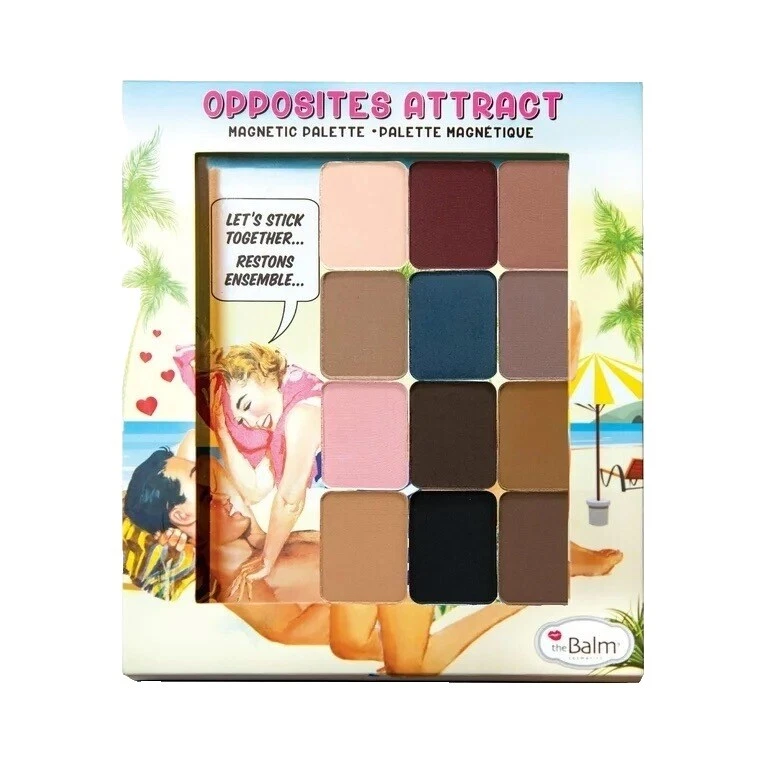Productos de sombra de ojos en polvo prensado theBalm