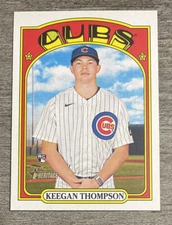 Keegan Thompson RC 2021 Topps Heritage High Number Cubs #588  *F223*
