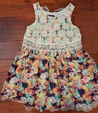 Sequin hearts girls dress, Size 14, EUC, Spring Summer
