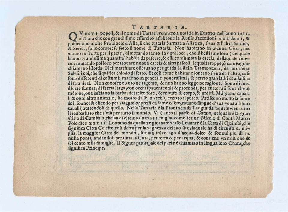 Antique Map "Russia" Abraham Ortelius, 1602 - Image 3 of 3