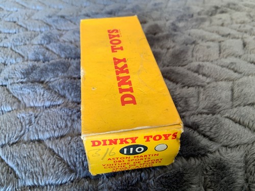 Dinky Toys 110 Aston Martin DB3 Sports Car Box Only - Picture 2 of 9