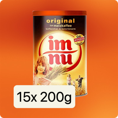 15 x 200g Im Nu Malzkaffee. Vorrat. 13,99 /kg