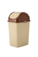 Bote de basura Superio Slim de 4,5 galones con tapa oscilante