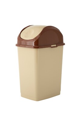 Superio Slim 4.5-gallon Trash Can with Swing Lid