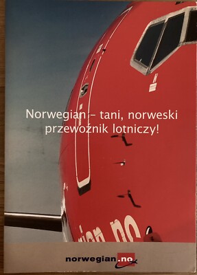 NORWEGIAN AIRLINES PROFILE SERVICES BROCHURE 2005 B737 ROUTE MAP