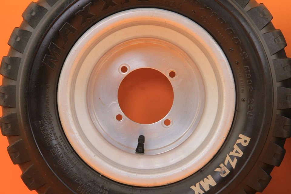 08-10 2008 Polaris Outlaw 450 MXR OEM Rear Rims Wheels Rim Wheel Set 4/110 - Image 3 of 4