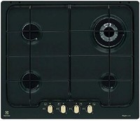 Electrolux PN640RUV Gas-Kochfeld 60 Cm 4 Flammen Schwarz