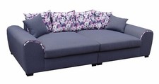 Big Sofa Couchgarnitur Megasofa Riesensofa GULIA -Gobi 4 Anthrazit