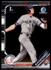 2019 Bowman Draft Chrome #BDC-82 Jake Sanford New York Yankees